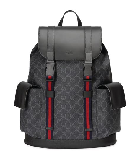 black gucci backpack cheap